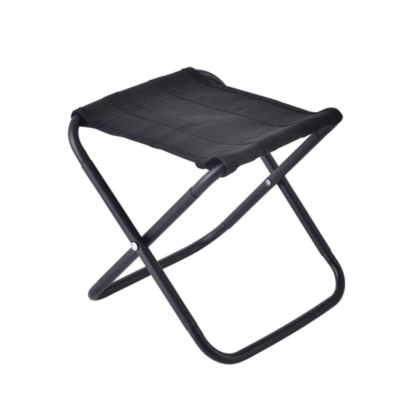 Folding Stool Fishing Chair Lightweight Picnic Camping Chair Foldable Aluminum Cloth Outdoor Portable